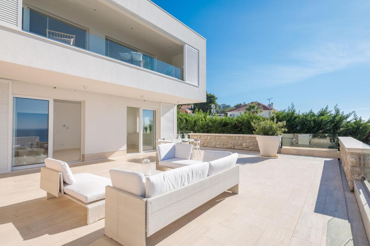 Luxury Seafront Villa Primosten Glamour With Private Pool, Sauna And Gym At The Beach In Primošten Zewnętrze zdjęcie