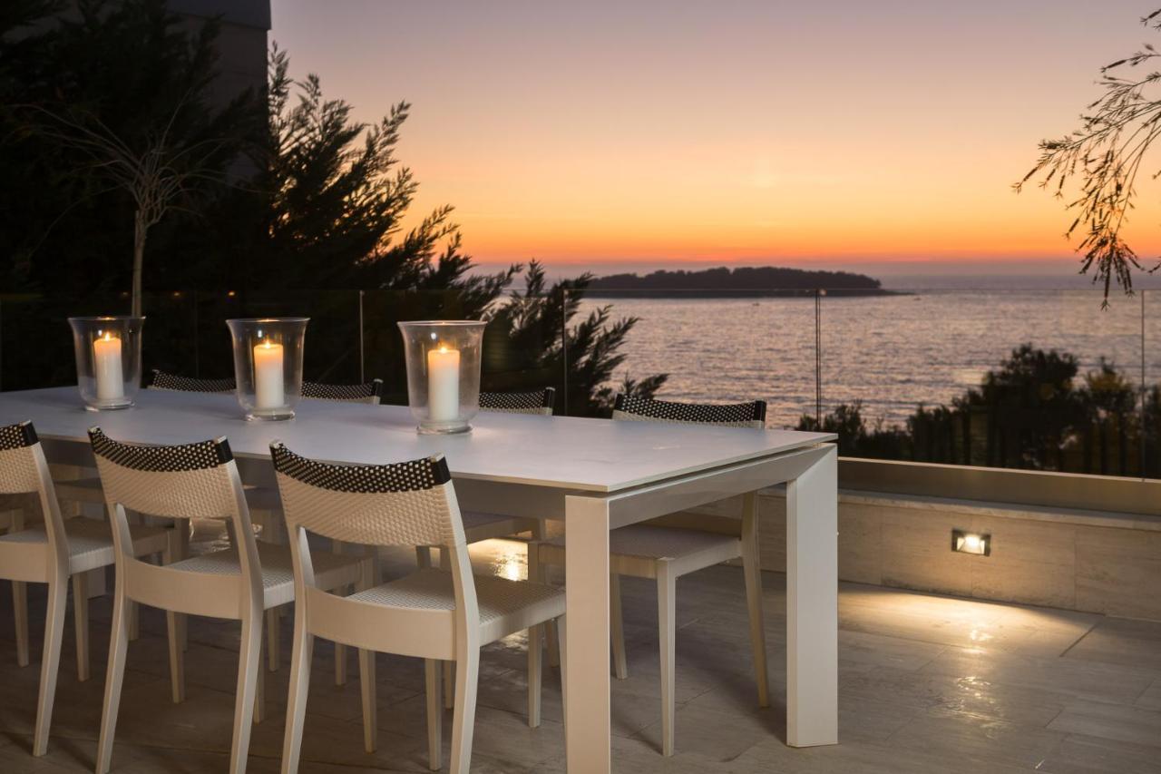 Luxury Seafront Villa Primosten Glamour With Private Pool, Sauna And Gym At The Beach In Primošten Zewnętrze zdjęcie